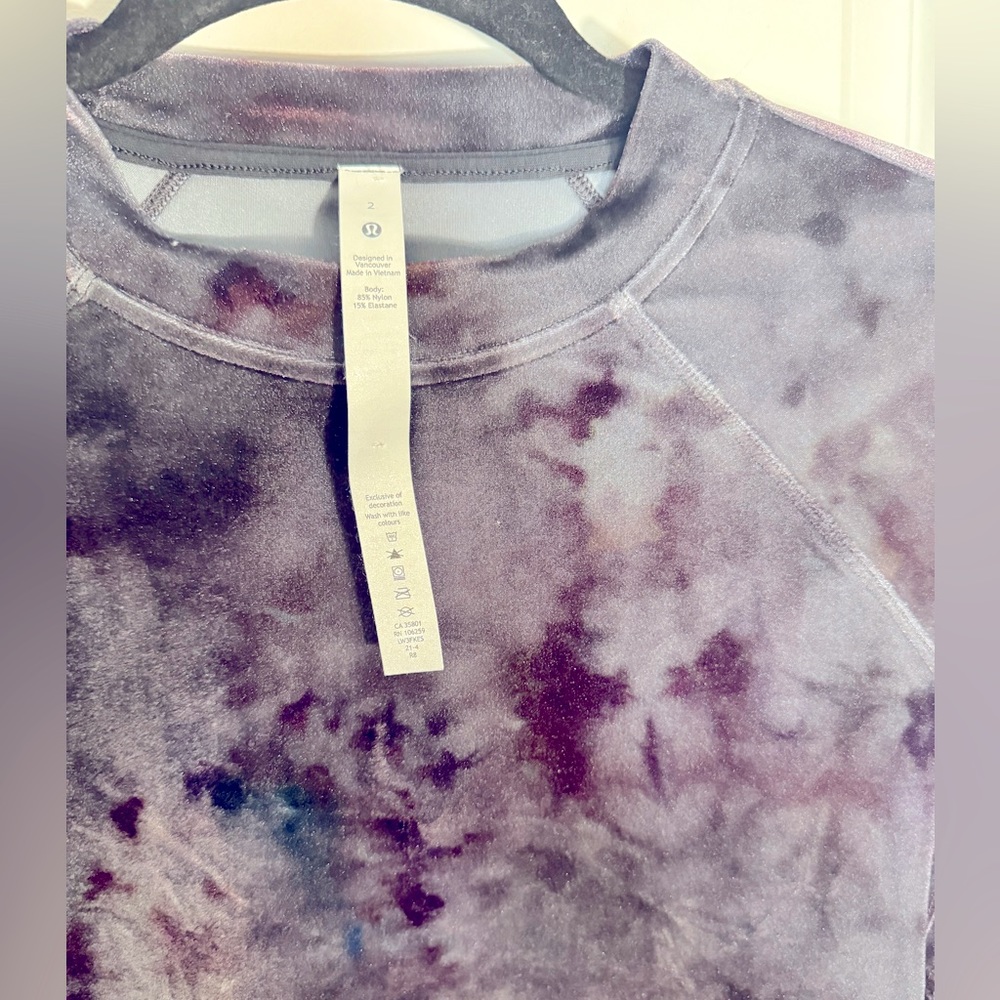 Lululemon Velour Warm Down Crew Sweatshirt